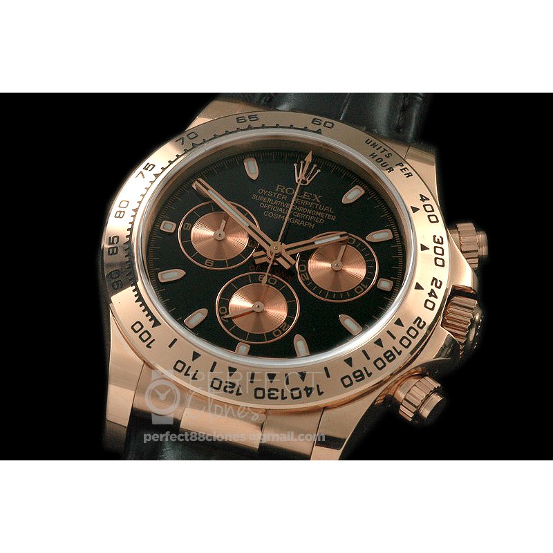 RLDFR00103AL Daytona 116505 RG/LE Blk Stk A-7750/4130