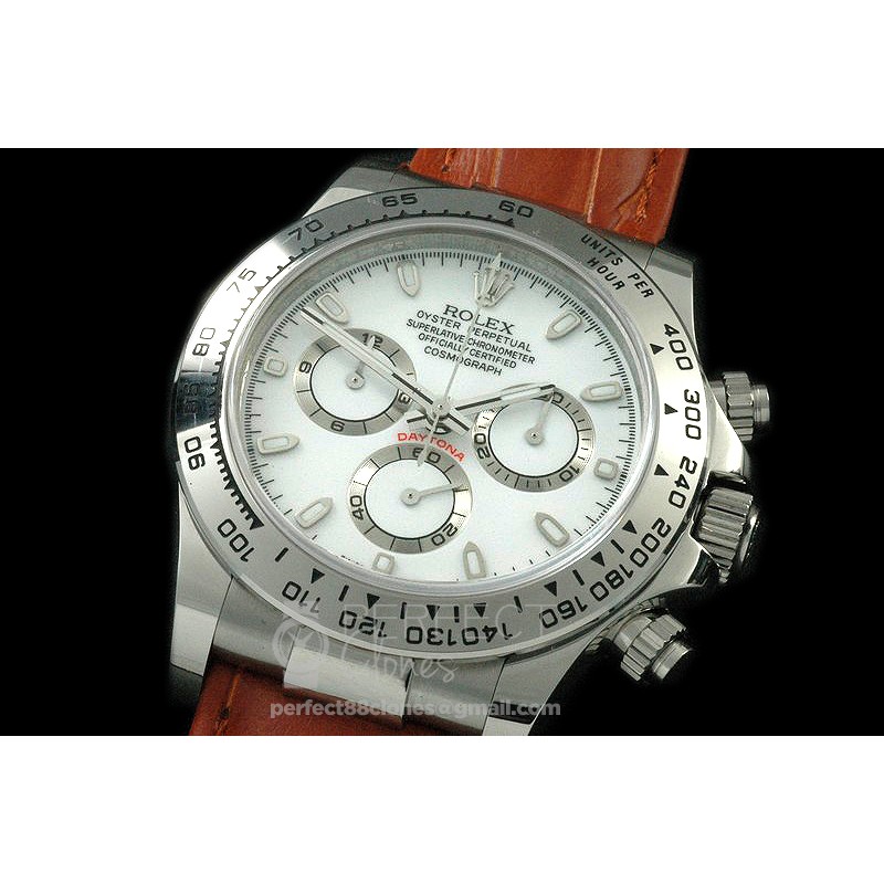 RLDS00101AL Daytona 116520 SS/LE White Stick A-7750/4130