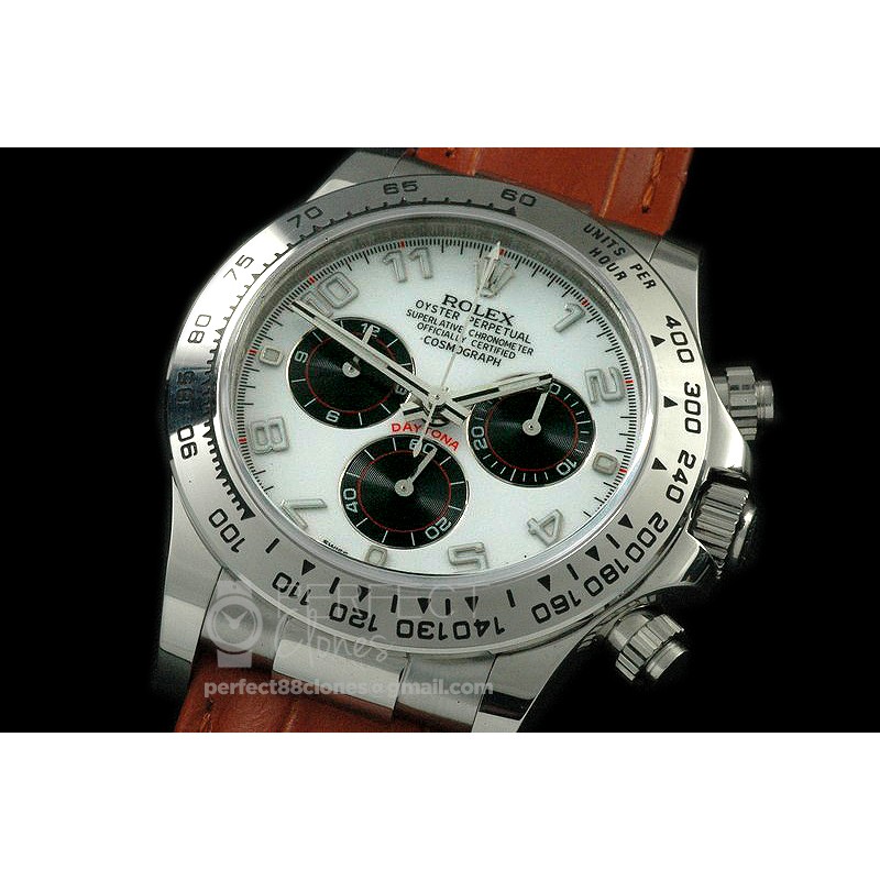 RLDS00113AL Daytona 116509 SS/LE White Num A-7750/4130