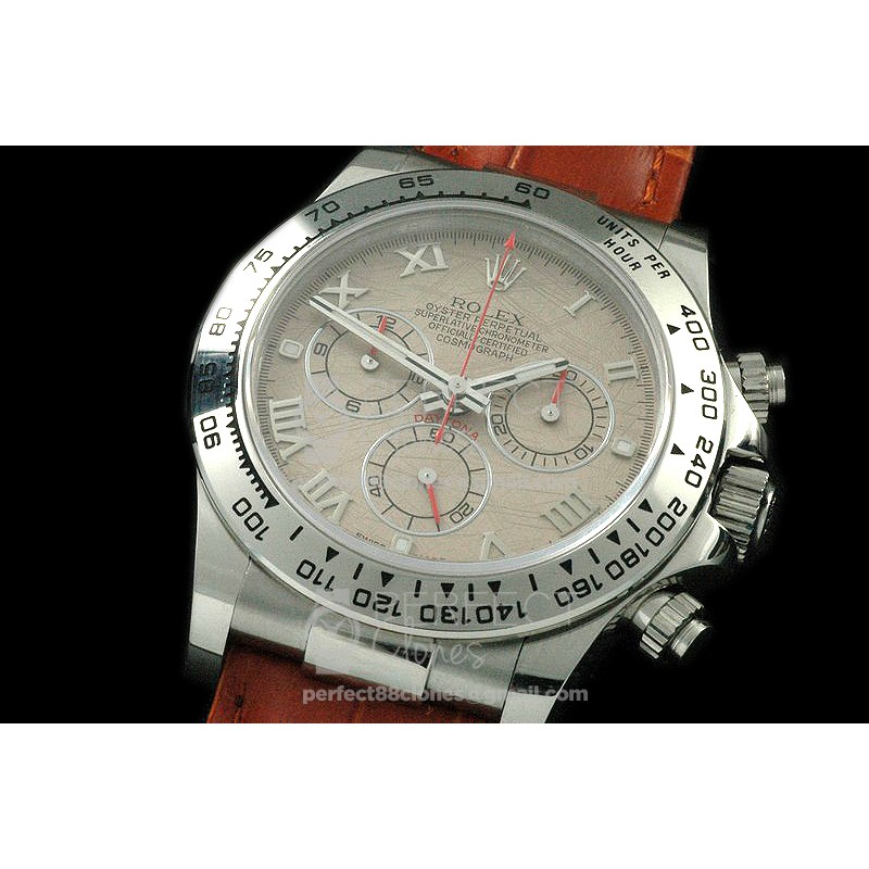 RLDS00123AL Daytona 116519 SS/LE Meteorite Roman A-7750/4130