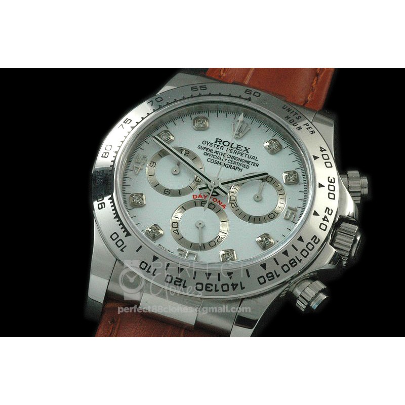 RLDS00131AL Daytona 116509 SS/LE White Diam A-7750/4130