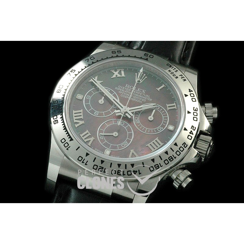RLDS00126AL Daytona 116509 SS/LE MOP Green Roman A-7750/4130