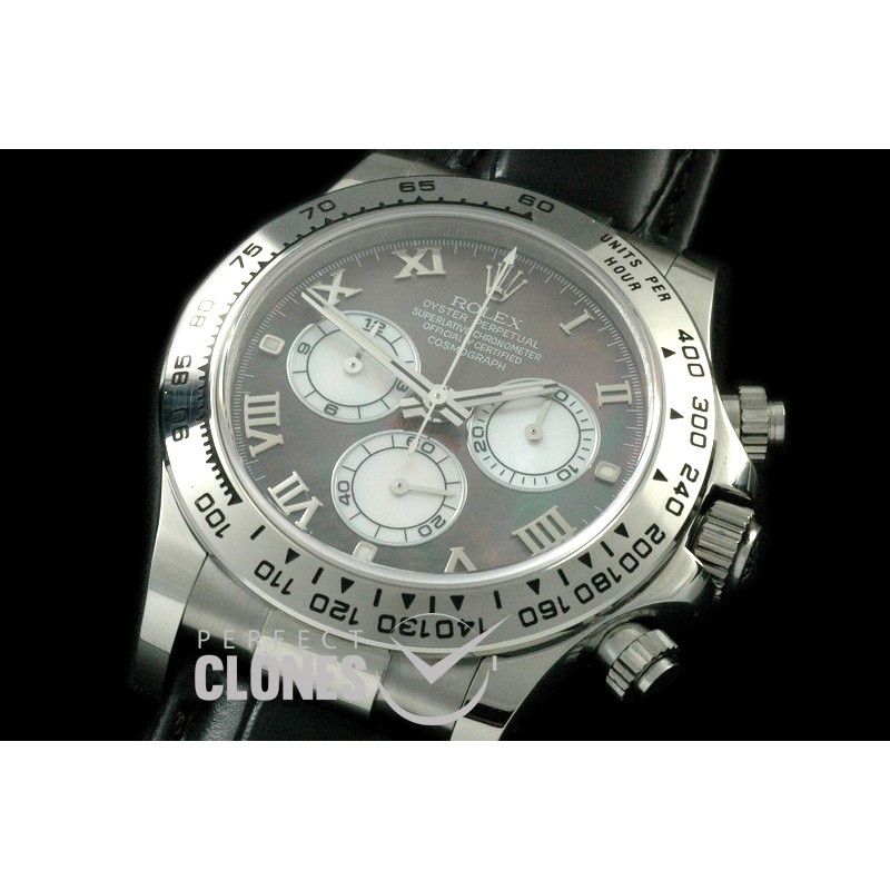 RLDS00125AL Daytona 116509 SS/LE MOP Black Roman A-7750/4130
