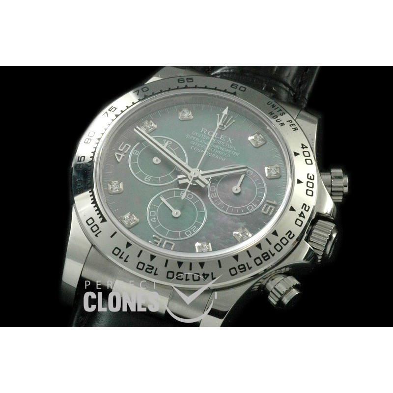 RLDS00138AL Daytona 116509 SS/LE MOP Green Diam A-7750/4130