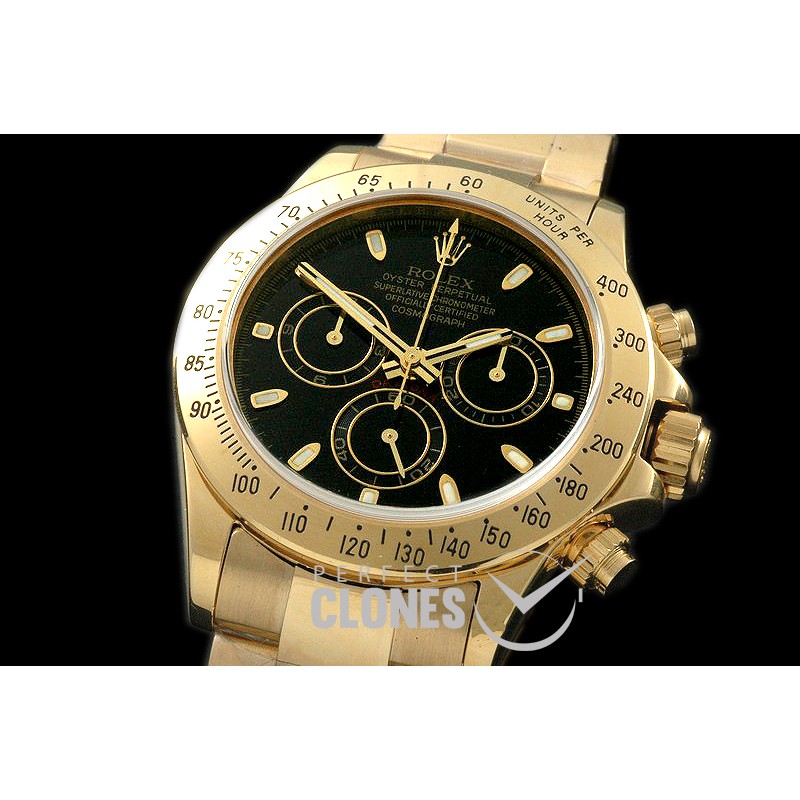 RLDTN-18K-105 116508 Daytona Black A-7750/4130