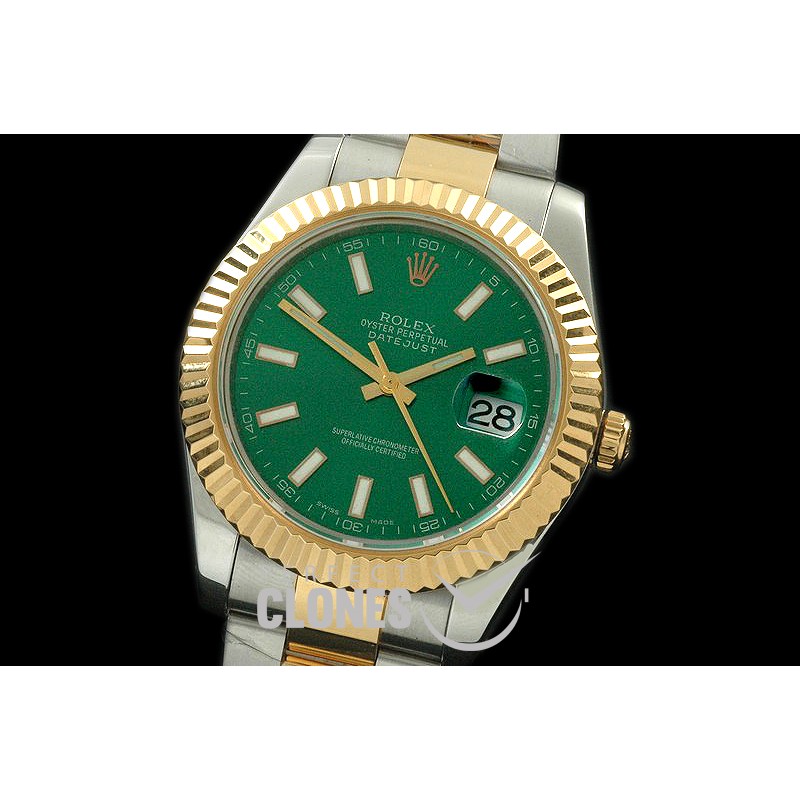 0 0 RL41DJ-18K-109 116333 Green Stk TT Swiss 2836