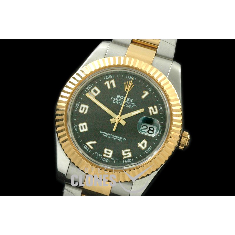 0 RL41DJ-18K-143 116333 Grey Num TT Swiss 2836