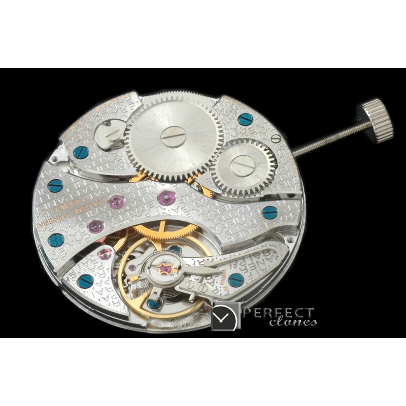 PNA00889 Platinium Plated Engraved Bridges Asian 6497