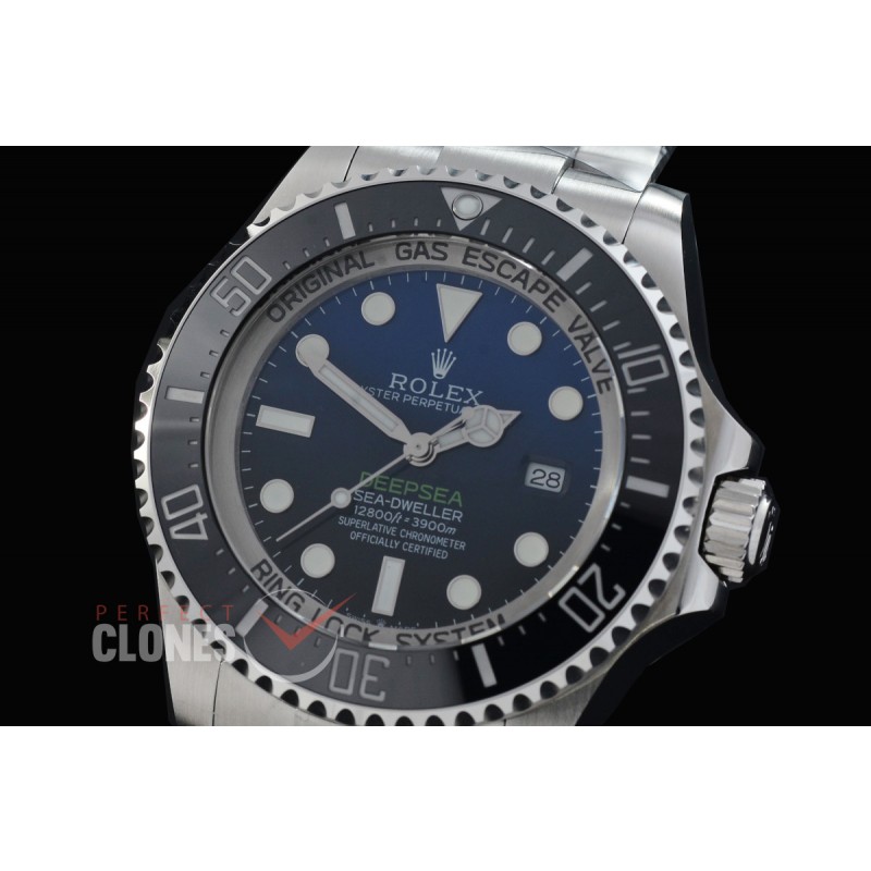 0 0 0 0 0 0 0 0 0 0 RLSD00822 QF 44mm Deepsea 136660 SS/SS Black/Blue DD 3235 72 Hrs Reserve - Free Sprung Movement