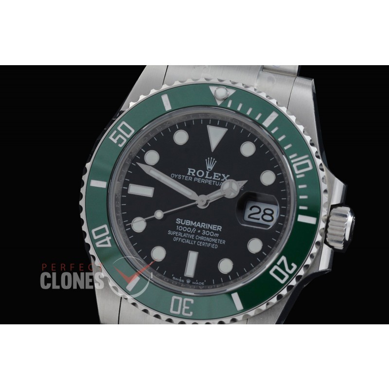 0 0 0 0 0 0 0 0 RLS-41-0082 QF 904L Steel 2020 41mm Submariner 126610LV Starbucks SS/SS Black DD 3235 72 Hrs Reserve - Free Sprung Movement 