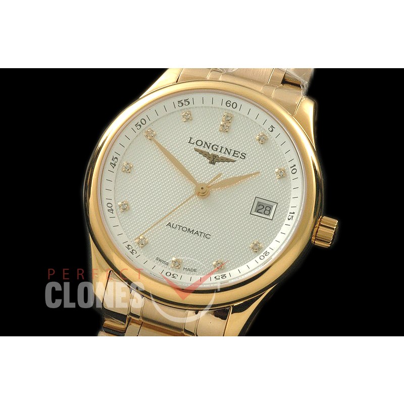 LG00063S Master Automatic YG/YG White Diam A-2836