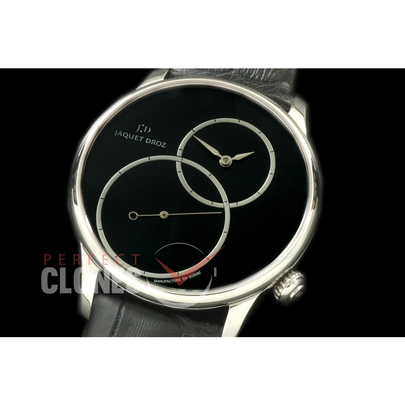JZ01002 Grande Secs Off-Center SS/LE Blk ST 8003