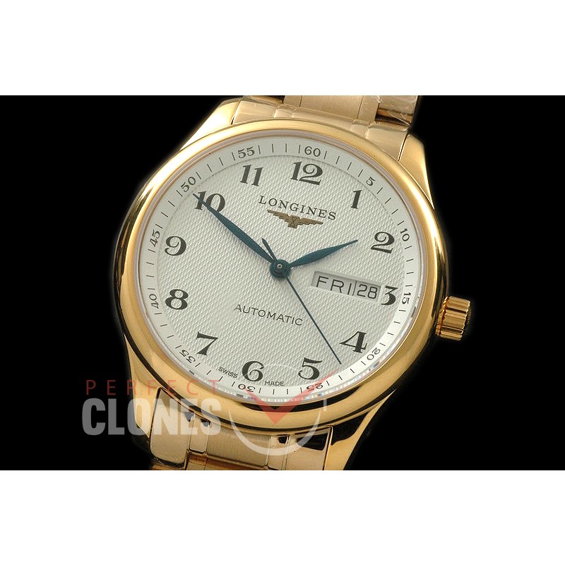 LG00066S Master Automatic Day/Date YG/YG White Num A-2836