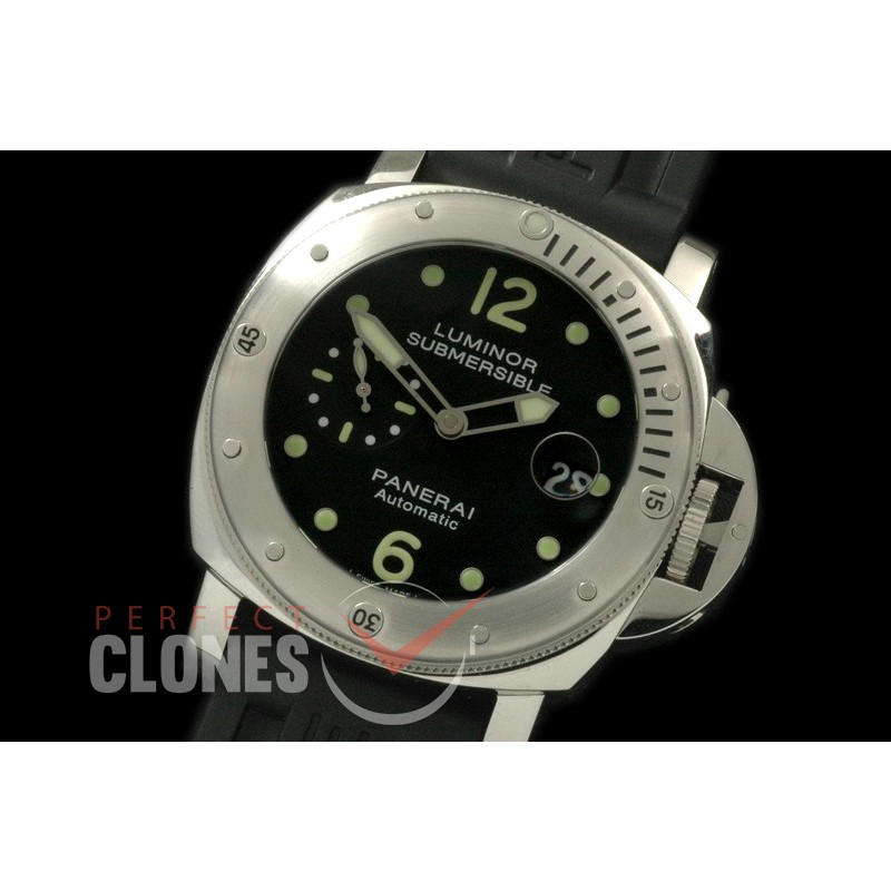 0 0 0 0 0 0 PN024R01 Pam 24 R Submersible SS/RU Black A-7750