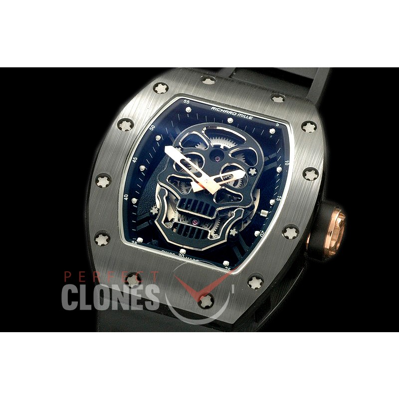 0 0 RM052-051 RM-052 Black Skull TPZ/RU Custom Skeleton