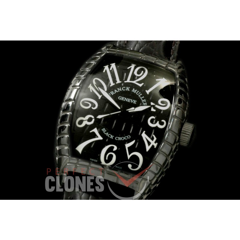 FMCROC-102 Curvex Croco CER/LE Black Asia 2813