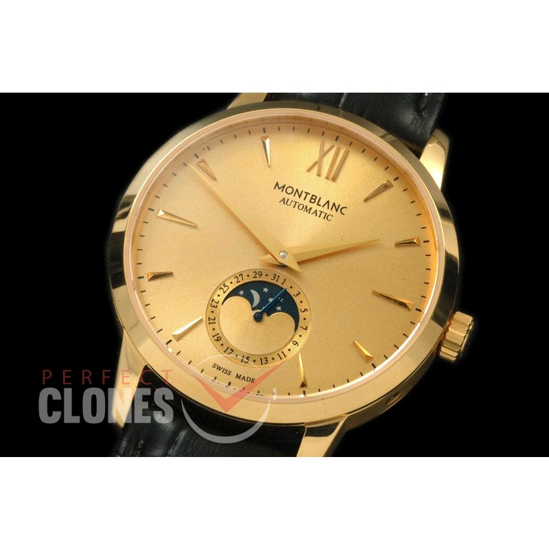 MBST10024 Star Calender Moonphase YG/LE Gold M-9105