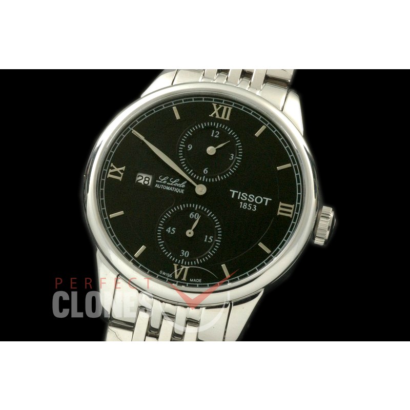 TS01002S Le Locle Regulatuer SS/SS Black Seagull Modified