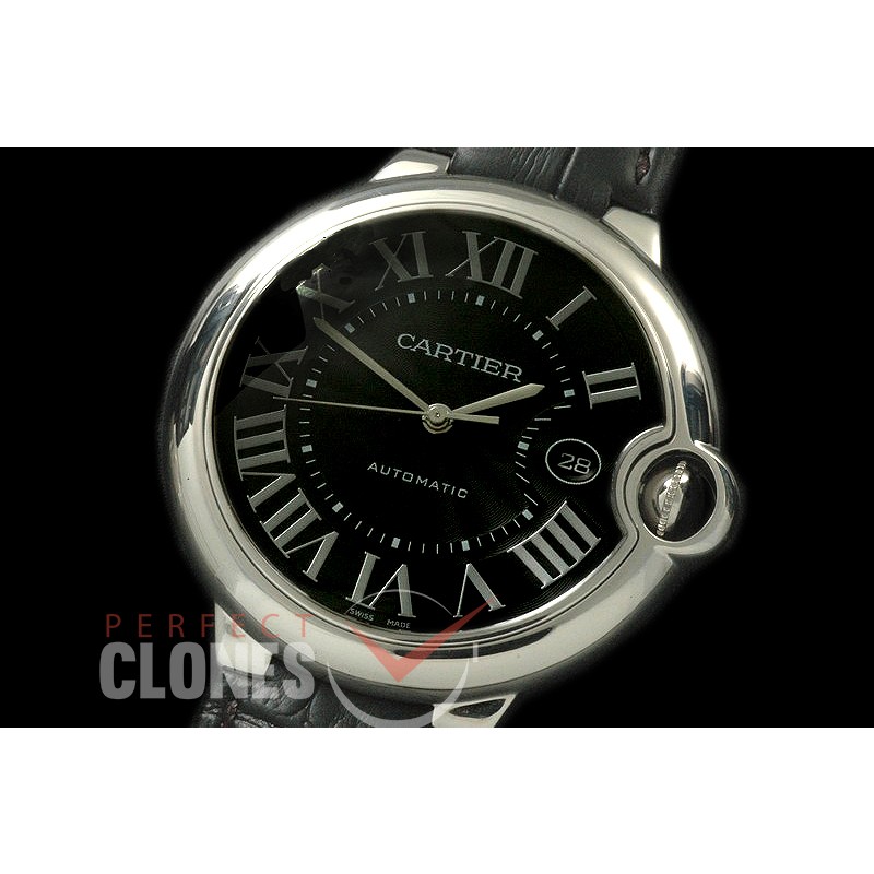CARBA00094A Ballon De Cartier Men SS/LE Black Asian Eta 2824