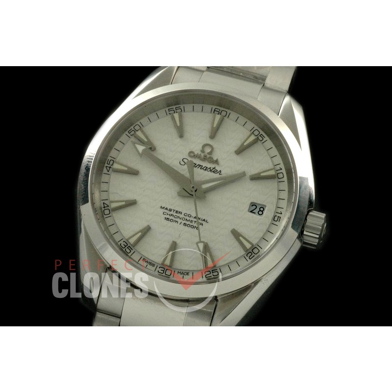 OMAT385-125S Aqua Terra Ladies SS/SS White Stk A-2824