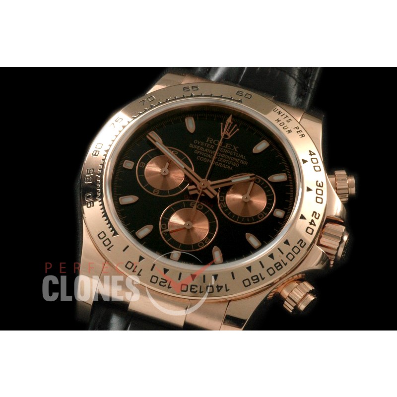 RLDTN-18K-187L 116515 Daytona Black A-7750/4130