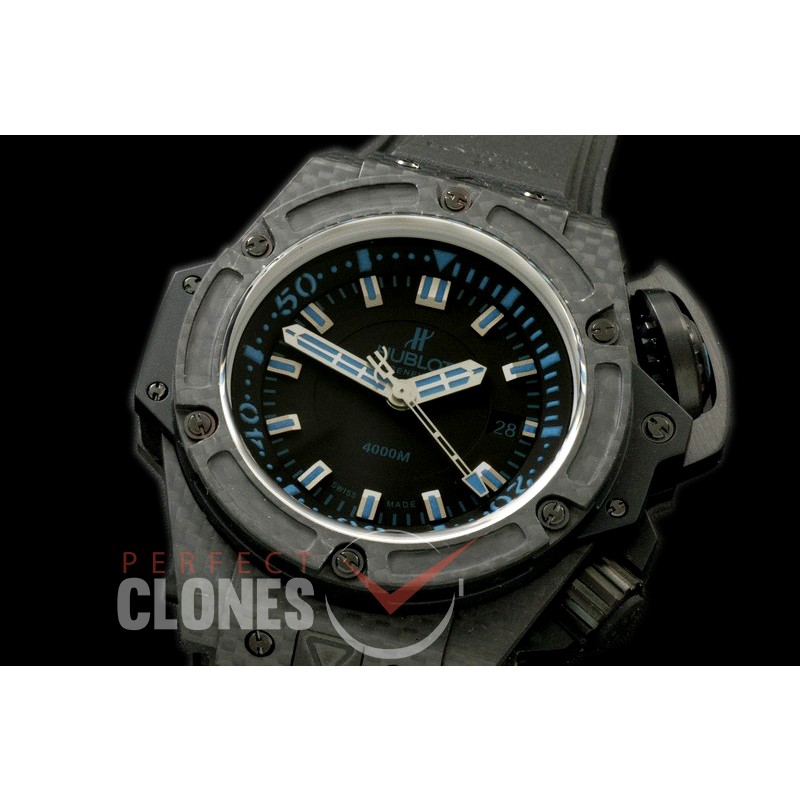 HBD00092 Diver 4000m Oceangraphique Carbon CF/RU Blk CF A-7750