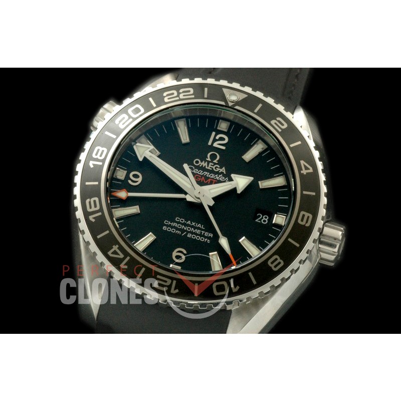 OMCPOGMT-101R Planet Ocean GMT Ceramic Black SS/RU A-2836