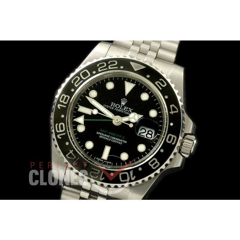 RLGS00008J 116710BL Jubilee SS/SS 2013 GMT Black Swiss 2836/3186