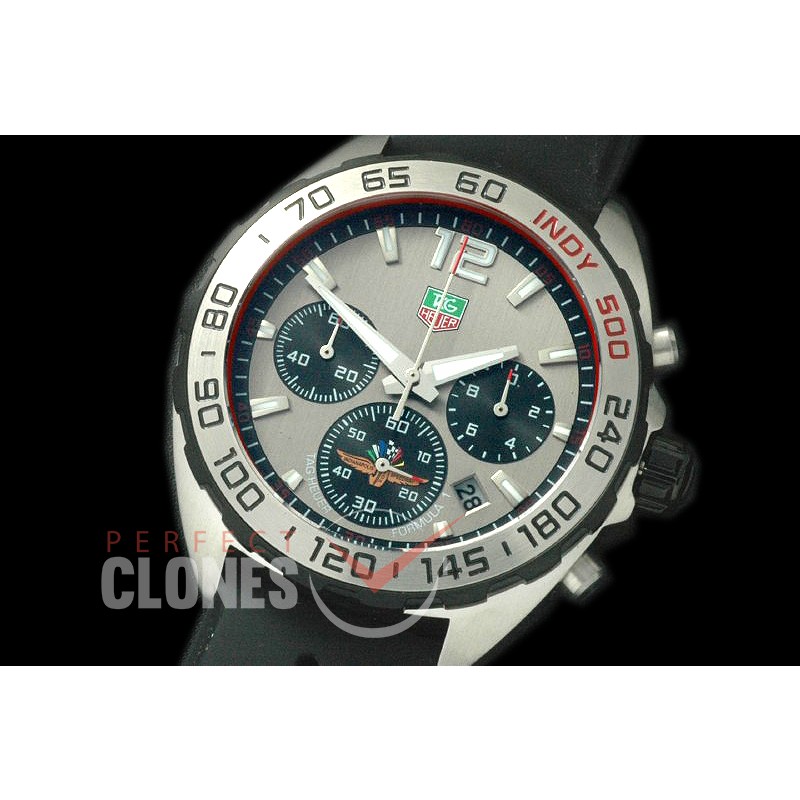 0 TGF1-00093R Formula 1 Indy 500 Special Ed Chronograph SS/RU Grey OS 20 Qtz