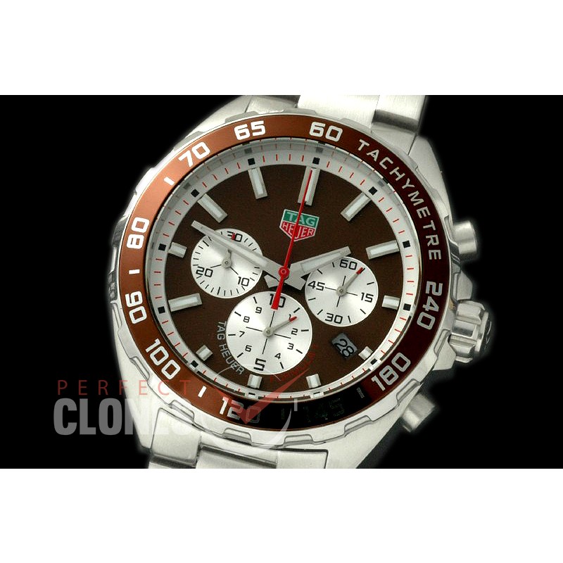 0 TGF1-00074 Formula 1 Team Redbull Special Ed Chronograph SS/SS Brown OS 10 Qtz