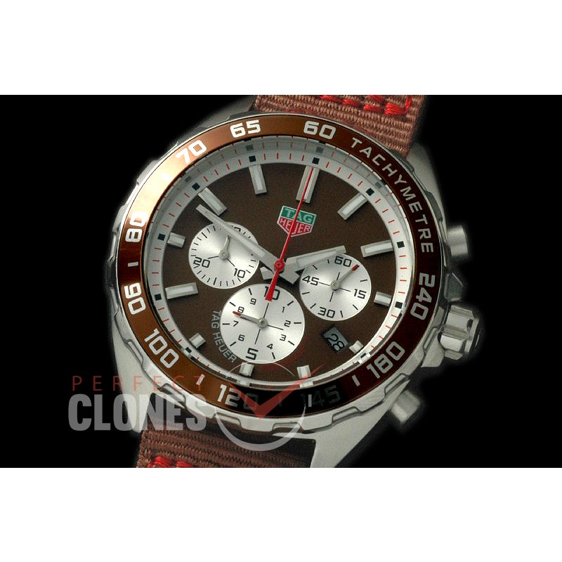 0 TGF1-00074A Formula 1 Team Redbull Special Ed Chronograph SS/NY Brown OS 10 Qtz