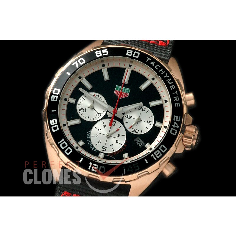 0 TGF1-00077A Formula 1 Team Redbull Special Ed Chronograph RG/NY Black OS 10 Qtz