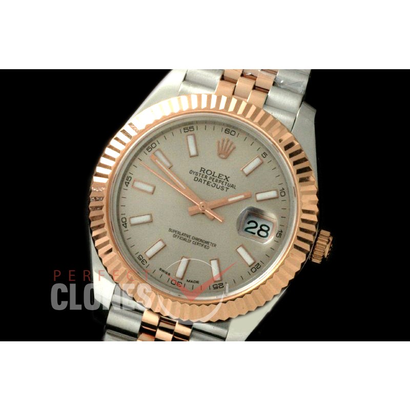 R41DJTR-804 126331 SS/RG Fluted/Jubilee Light Grey Sticks SA 3235