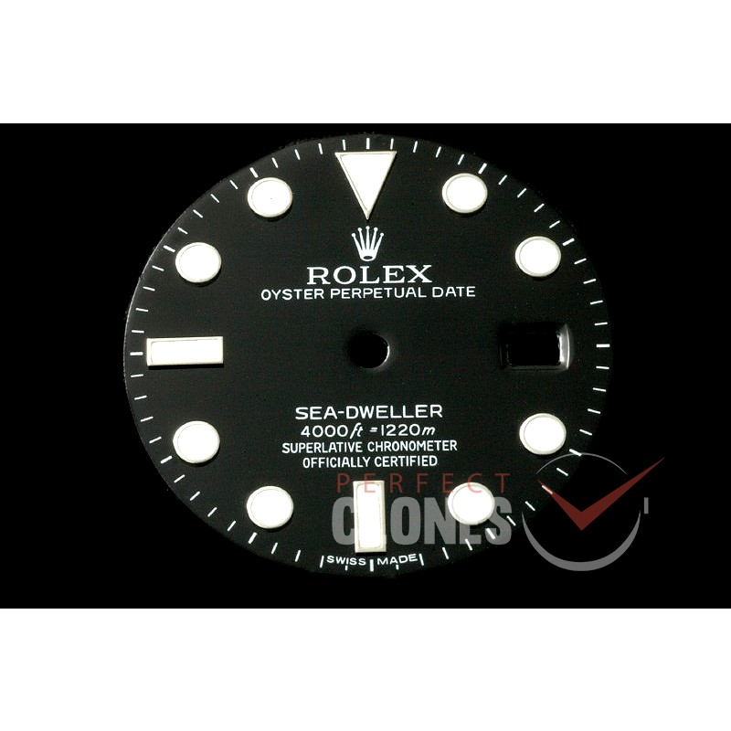 RLACC-959 Sea Dweller 4000m 116600 Black Dial for Calibre 3135 - Can Fit Genuine