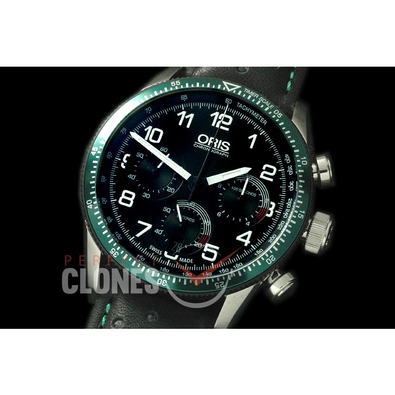 OR00227L Calobra Special Ed Chronograph II SS/LE Black OS 20 Qtz