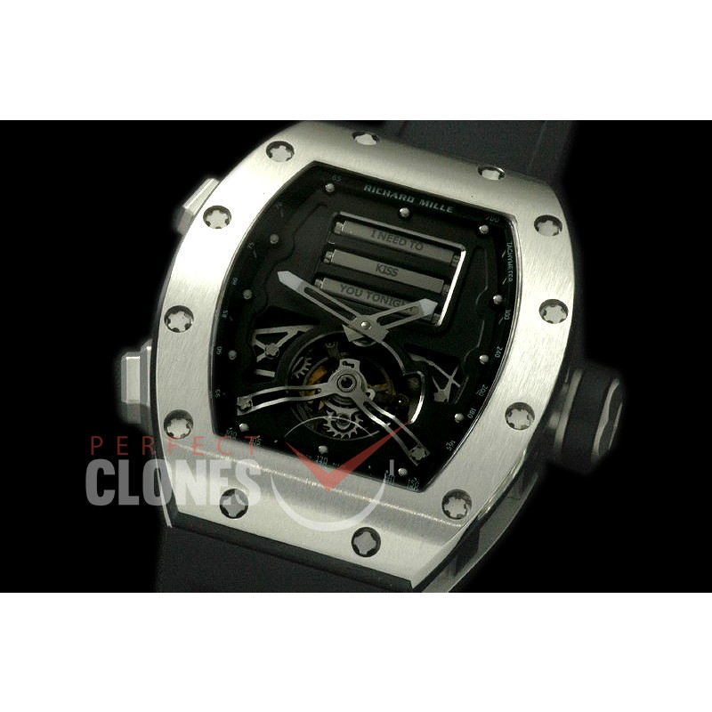 RM069-101 Erotic Tourbillon SS/RU Skeleton Oracle Complications Customs Asian Mod Movt 