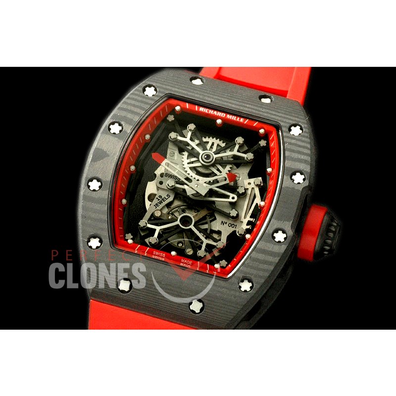 RM050-123 RM050-27-01 USA Limited Ed Tourbillon NTPT/RU Skeleton Asian Mod Movt 