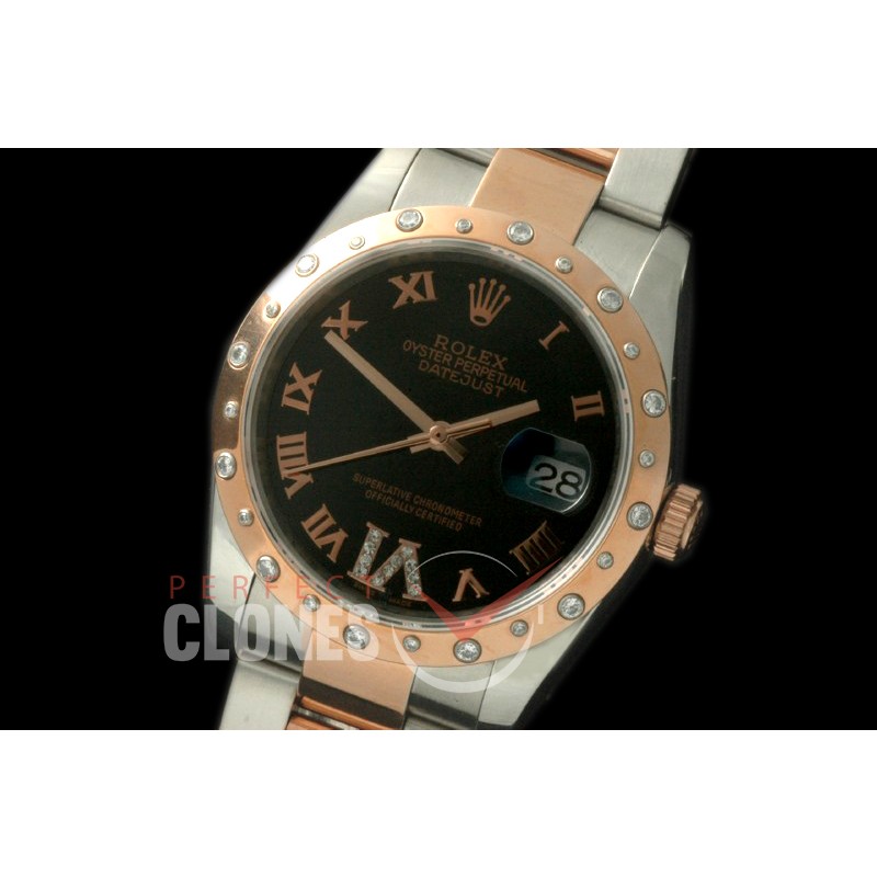 RDJMTR00501D2 SS/RG Oyster Purple Roman/Diam A-2836