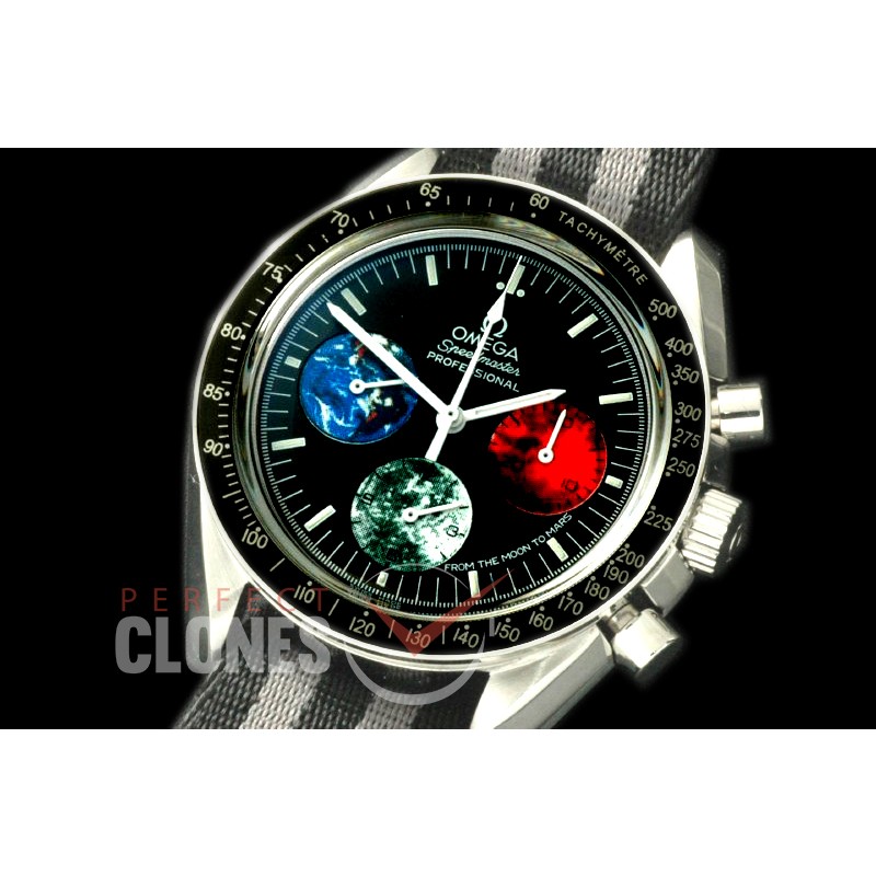 0OMSP00053N Speedmaster Moonwatch SS/NT Black Venus 75 HW
