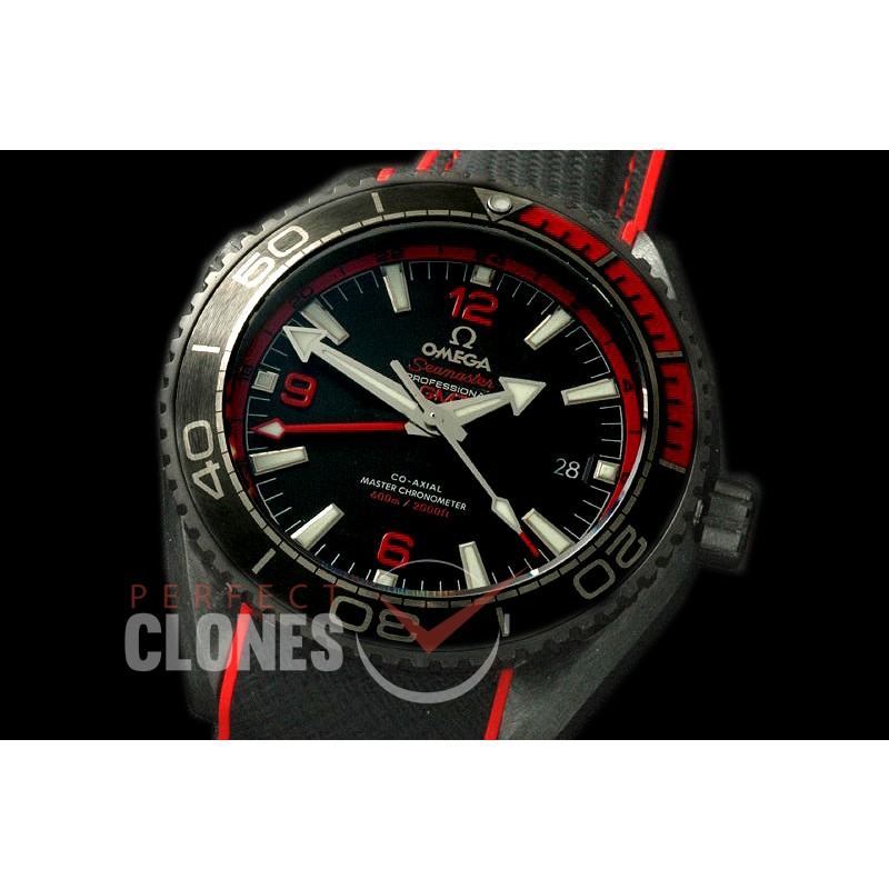 OMCPOGMT-003R Planet Ocean GMT Deep Black CER/RU Black/Red A-2836