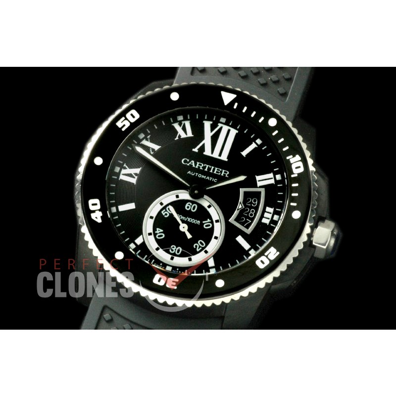 CARCC00062R Calibre de Cartier PVD/RU Black Miyita 8205