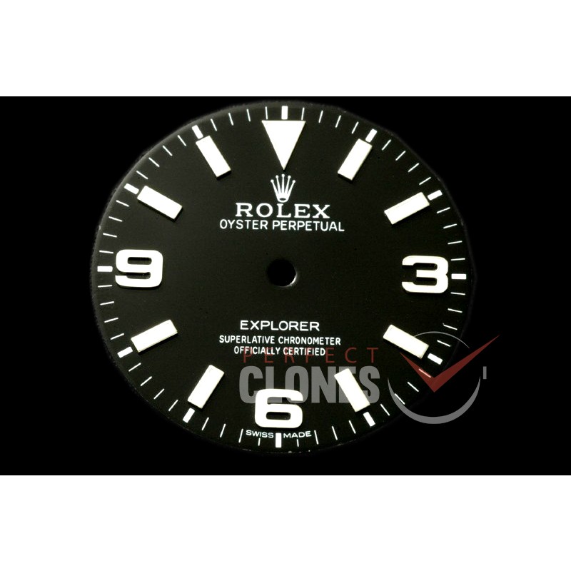 RLACC-981 Explorer I 39m 214270 Black Dial for Calibre 3132 - Can Fit Genuine