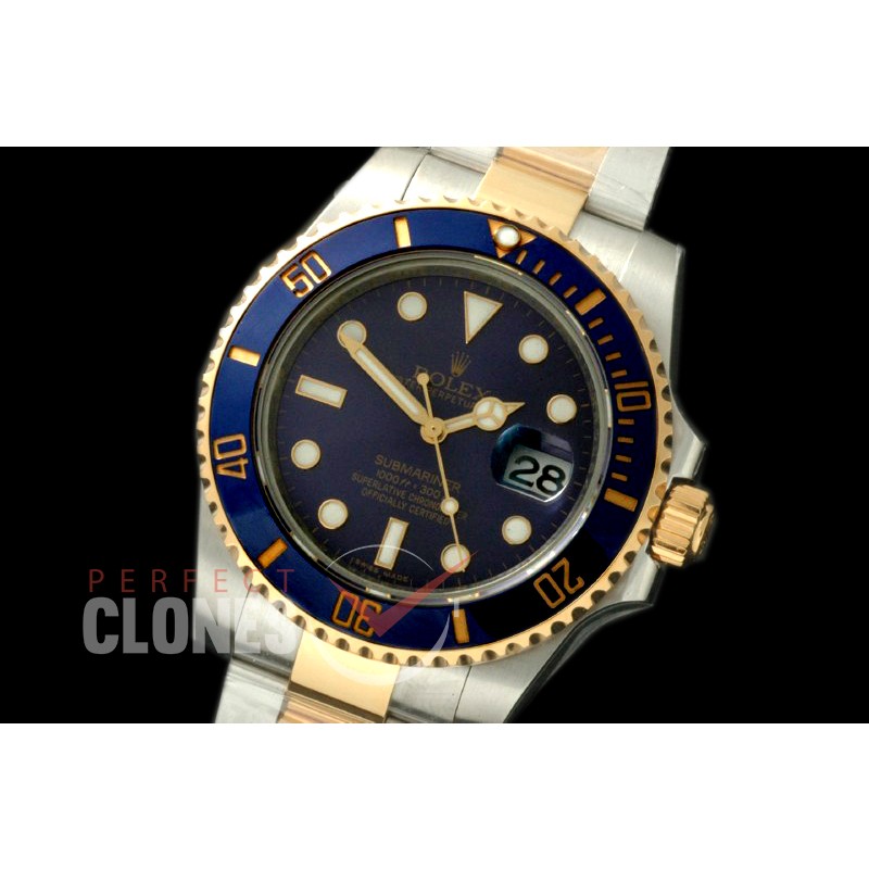 RLST-18K-112 116613 Blue TT Sub SA 3135