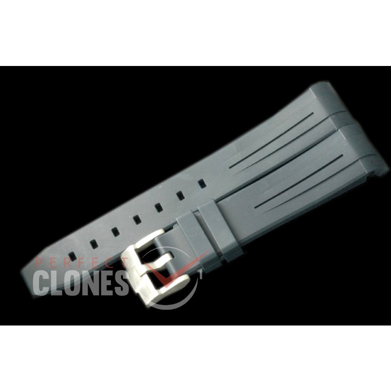 RLRU00213 Rubber B Dark Blue Rubber Strap 20/18 with Insignia Buckle 