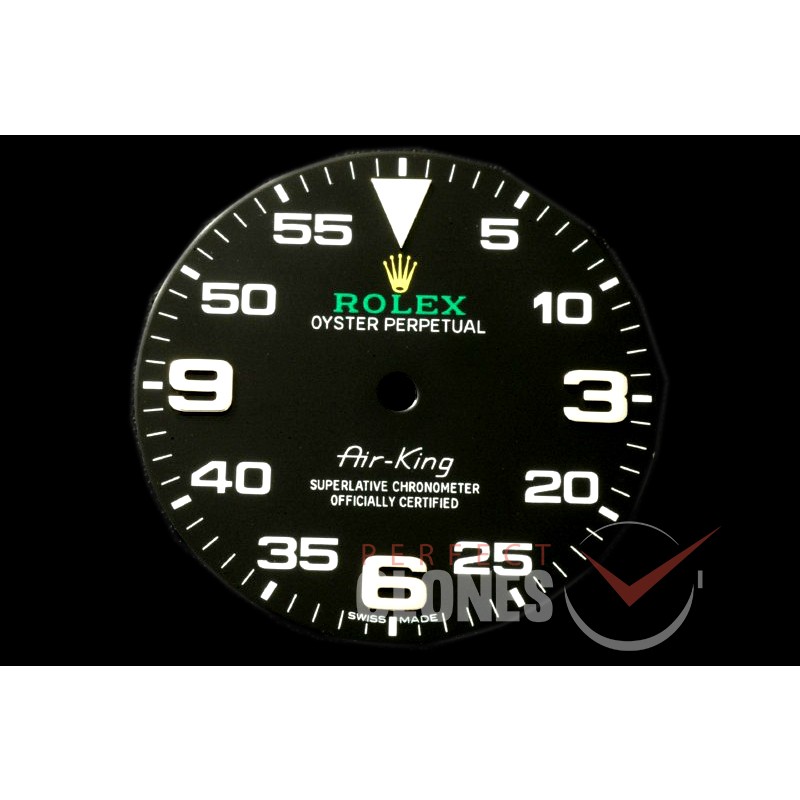 RLACC-991 Airking 116900 Black Dial for Calibre 3131 - Can Fit Genuine