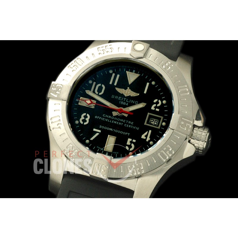 BLSW00026R Avenger Seawolf Blacksteel Limited Ed Code Red SS/RU Black Asian Clone 2836