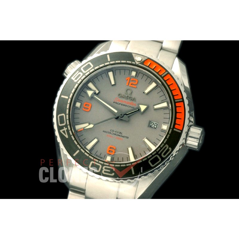 OMCPO435-202S 2016 Planet Ocean Grey SS/SS Asian 2824/8900