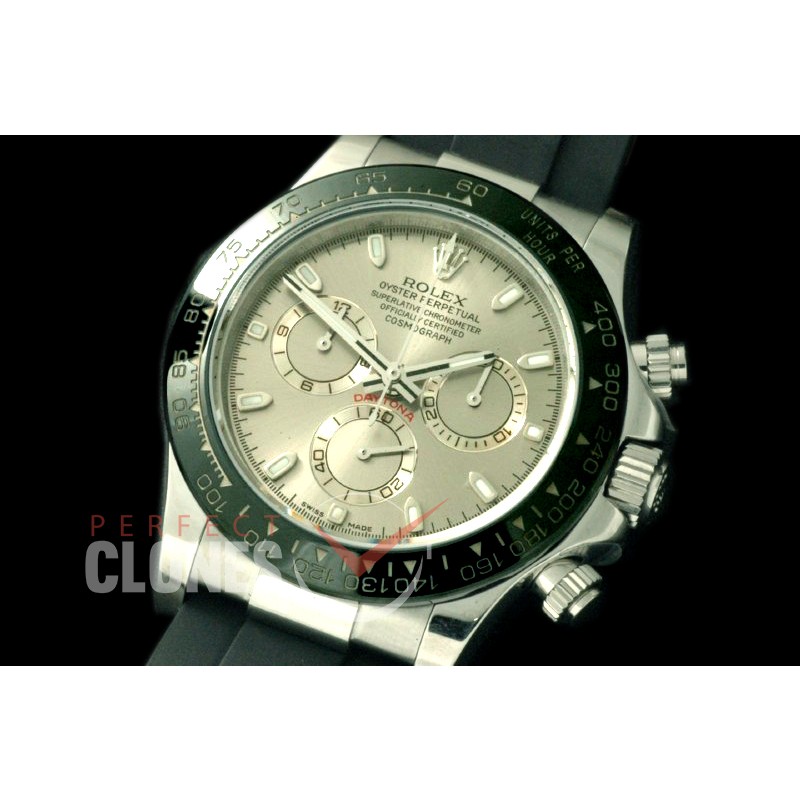 0 RLDS00503R JHF Daytona/Osyterflex 116519LN SS/CER/RU Grey A-7750/4130
