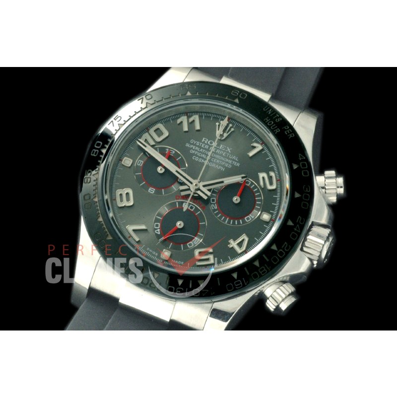 0 RLDS00513R JHF Daytona/Osyterflex 116519LN SS/CER/RU Grey Numeral A-7750/4130