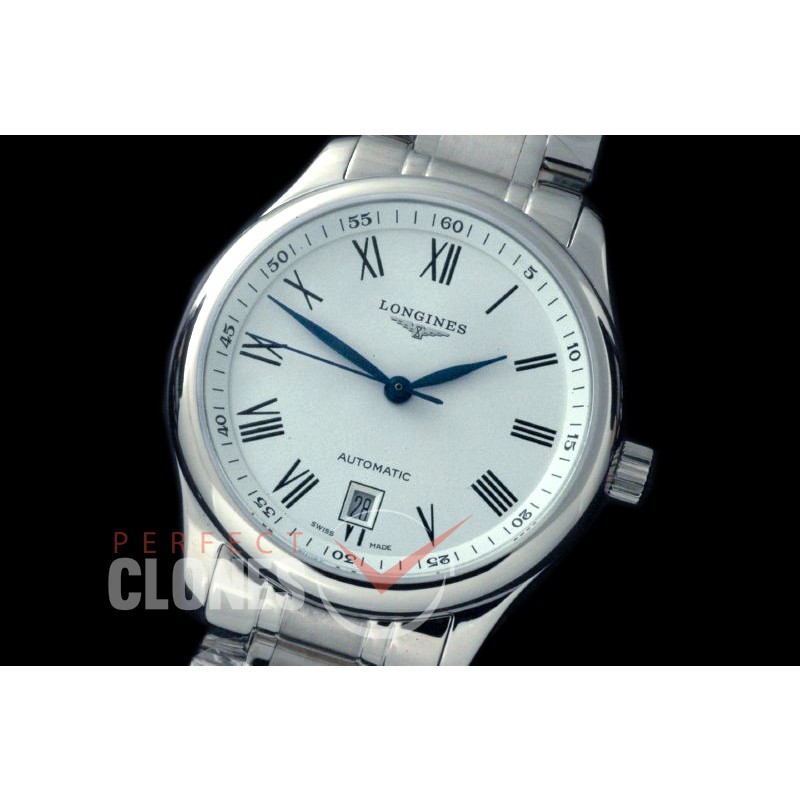 0 LG00201S Master Automatic Date SS/SS White Roman A-2836